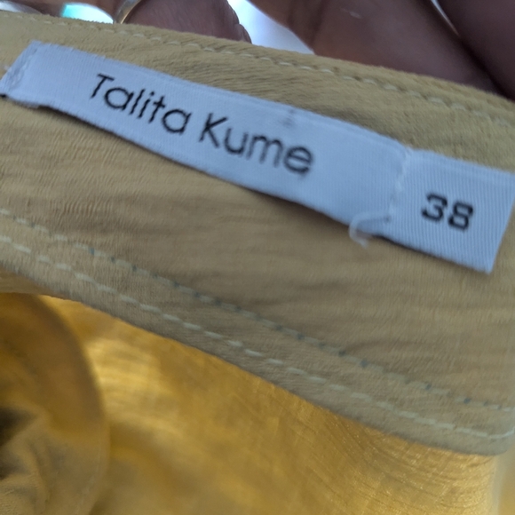 Talita Kume Elegant Yellow Maxi Dress - Picture 11 of 11